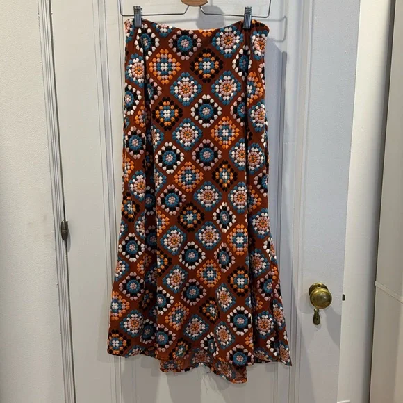 Anthropologie, US Size 6, patterned skirt - Picture 1 of 4